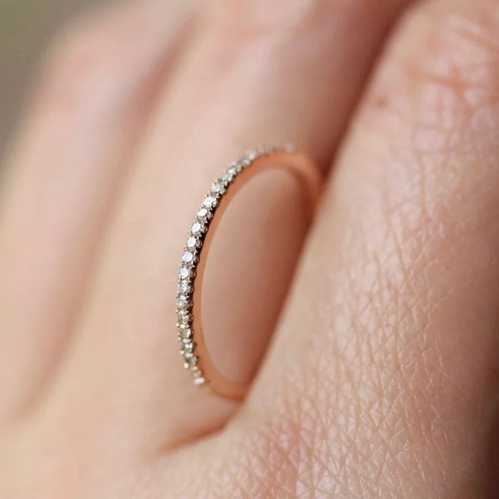 ✨18K Gold Dainty Stackable Band✨